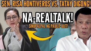 RISA HONTIVEROS NAREALTALK NI DUTERTE PALAKPAKAN SA SENADO duterte dutertelegacy tataydigong [upl. by Alra161]