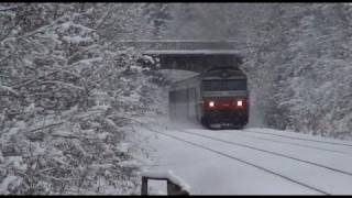 BB67400 dans la neige des Sauvages [upl. by Enyamert]