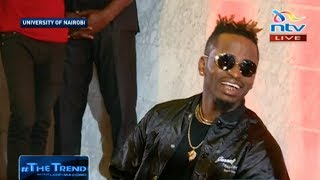 Diamond Platnumz alivyowaacha hoi wanachuo Nairobi kwenye THE TREND [upl. by Eizdnil]