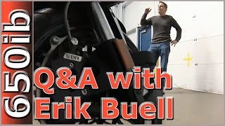 650ibs New Bike  EBR 1190RX amp interview with Erik Buell [upl. by Wilone]