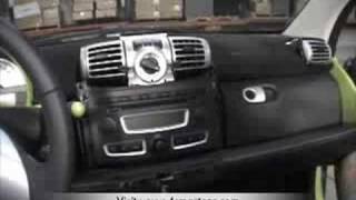 How To Remove the Radio in a Smart Car 451 [upl. by Akinaj]