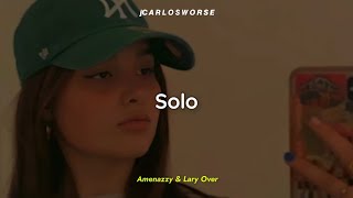 Solo LetraLyrics Amaneza amp Lary Over [upl. by Nylednarb]