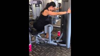 Hip Abductor MachineLeaning Forward [upl. by Fishbein]