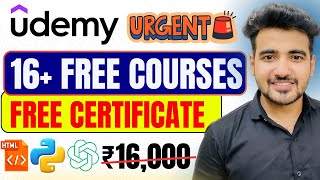 𝐋𝐢𝐦𝐢𝐭𝐞𝐝 𝐂𝐨𝐮𝐩𝐨𝐧𝐬 Udemy Free Courses With Free Certificate  Learn Top Skills Online [upl. by Haron]