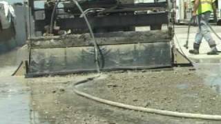 Hydrodemolition On SR 315 bridge in Columbus Ohio [upl. by Roselba344]