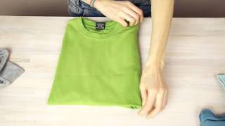 How to fold a Tshirt like a Pro  3 ways [upl. by Nunci]