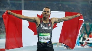 Andre De Grasse Sprinting Montage [upl. by Shira984]