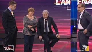 Massimo Giletti malore in diretta a La7 [upl. by Annahaj509]