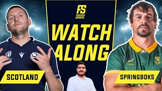 SPRINGBOKS VS SCOTLAND LIVE  Scotland vs South Africa  Live Commentary amp Watchalong [upl. by Nagar]