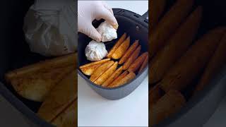 Crispy Garlic Roasted Potato Wedges  Easy Homemade Side Dish [upl. by Ilohcin719]