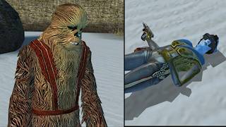 Darth Revan forces Wookiee to KILL his best friend  Star Wars KOTOR [upl. by Jillene]