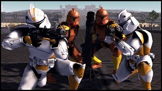 Waxer amp Boil Under Siege  Men of War Star Wars Mod Battle Simulator [upl. by Gen564]