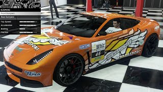 GTA 5  Past DLC Vehicle Customization  Dewbauchee Massacro Racecar Aston Martin Vanquish [upl. by Lemkul632]