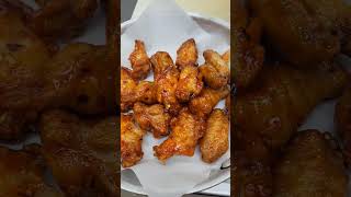 Quick Sriracha Lemon Chicken Wings shorts foodshorts chickenwings [upl. by Ardnuhsor]