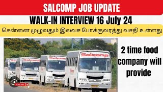 Salcomp latest walkin update Career coachதமிழ் [upl. by Aerdnu]