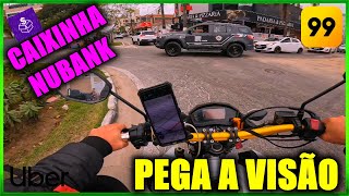 PEGA a VISÃO SOBRE SER AUTONOMO  UBER E 99 MOTO GUARUJA SP [upl. by Dorina228]