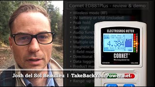 REVIEW amp GUIDE Cornet ED88TPlus electrosmog meter [upl. by Ennaitsirk725]