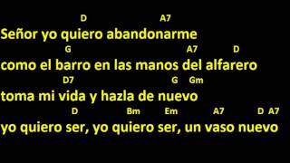 CANTOS PARA MISA  EL ALFARERO  UN VASO NUEVO  LETRA Y ACORDES  SALIDA O DESPEDIDA  CUARESMA [upl. by Giralda814]