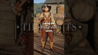 RDR2 online outfits Tied pants pt 1 RockstarGames rdr2online rdooutfits [upl. by Malinde]