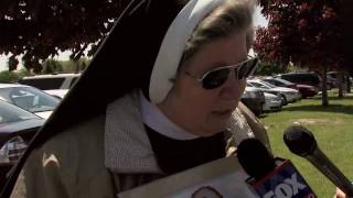 Nun Getting Arrested at Notre Dame Commencement [upl. by Yv]