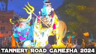 Tannery Road DJ Halli KG Halli Ulsoor Nagawara Ganesha Procession 2024  TempleCrew ganesha [upl. by Ariem884]