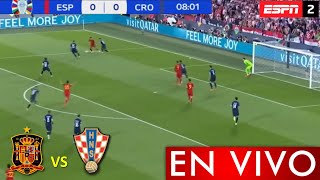 ESPAÑA VS CROACIA EN VIVO EUROCOPA 2024 ESPN HOY [upl. by Rebel]