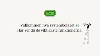 Introduktion till Systembolagets nya webbsida [upl. by Hanford]