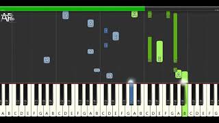 Cavatina  John Williams Stanley Myers  Adelina Piano syntheia tutorial [upl. by Horan]