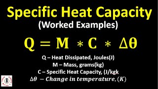 Worked Example on Specific Heat Capacity Problems Heat Gain and Heat Lost [upl. by Ynafets]