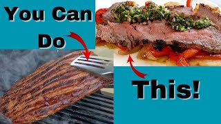 Grill TENDER FLANK STEAK Like A PRO [upl. by Fawnia]