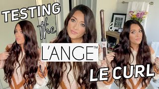 TESTING THE LANGE LE CURL 25MM TITANIUM CURLING WAND HIT OR MISS [upl. by Simonetta]