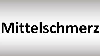 How to Pronounce Mittelschmerz [upl. by Nyleak169]