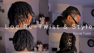 Beginner Retwist amp Style  Barrel twist  Brylyne V [upl. by Barger]