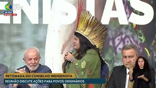 🔴 Presidente Lula participa de reunião do Conselho Nacional de Política Indigenista [upl. by Qifahs78]