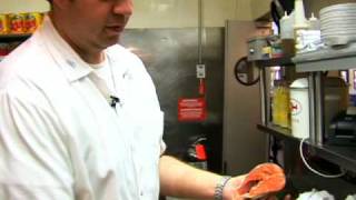 How to Cut Your Own Salmon Steaks  CHOW Tip [upl. by Ulick]