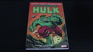 Mighty Marvel Masterworks The Incredible Hulk Vol 1 Marvel Comics 2021 [upl. by Esther]