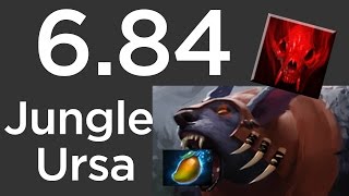 684 Ursa Jungle Guide Mangos amp Enrage 6m Roshan  Lvl 8  Leafeator DotA [upl. by Nagard]