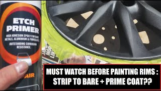 Painting Refinishing Repair Spraying Car wheel Rims Raptor FAQ preparation prime coat [upl. by Hannon758]