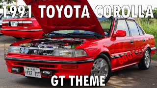 1991 TOYOTA COROLLA AE 92 JDM  GT THEME  PHILIPPINES [upl. by Otti877]