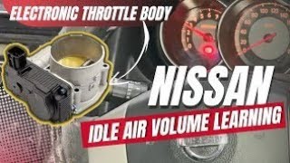 Nissan Sentra Engine RPM Hi After Throttle Cleaning❓How To Program amp Relearn Throttle Via Scanner✔️ [upl. by Twila625]