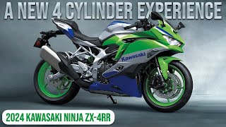 2024 Kawasaki Ninja ZX4R  ZX4RR Ride Review and Specs [upl. by Aynotahs401]