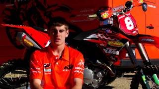 Cory Buttrick Rider Interview  FMFKTM Factory GNCC XC1 Team [upl. by Kalil725]