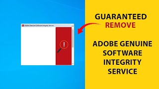 Guaranteed  How to Disable Adobe Genuine Software Integrity Service 2022 [upl. by Cummins362]