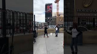 This busker asked Kelly Clarkson to sing 😳 shorts  wait til she recognizes her 😂💀 [upl. by Seys]