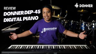 Review Digital Piano DONNER DEP45 [upl. by Ellesij]