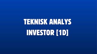 Teknisk analys  Investor [upl. by Starinsky530]