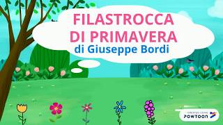 FILASTROCCA DI PRIMAVERA di GIUSEPPE BORDI [upl. by Jamaal]