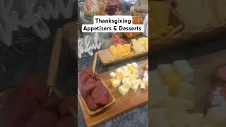 Thanksgiving Appetizers amp Desserts thanksgiving food delicious appetizer dessert holidays fun [upl. by Ttebroc261]