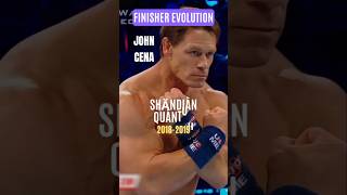 Every FINISHER of John Cena  shorts wwe farewell [upl. by Nawyt]