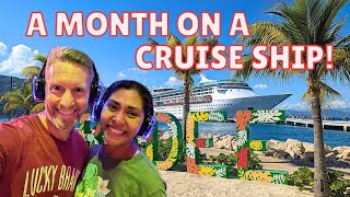 A Month On A Cruise Ship  Worth It Royal Caribbean Grandeur Of The Seas [upl. by Notnirt]